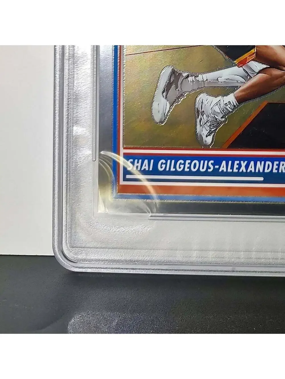 Shai Gilgeous-Alexander 2023 Panini Premium Stock NBA Hoops #2 Jumbo PSA 9 Mint